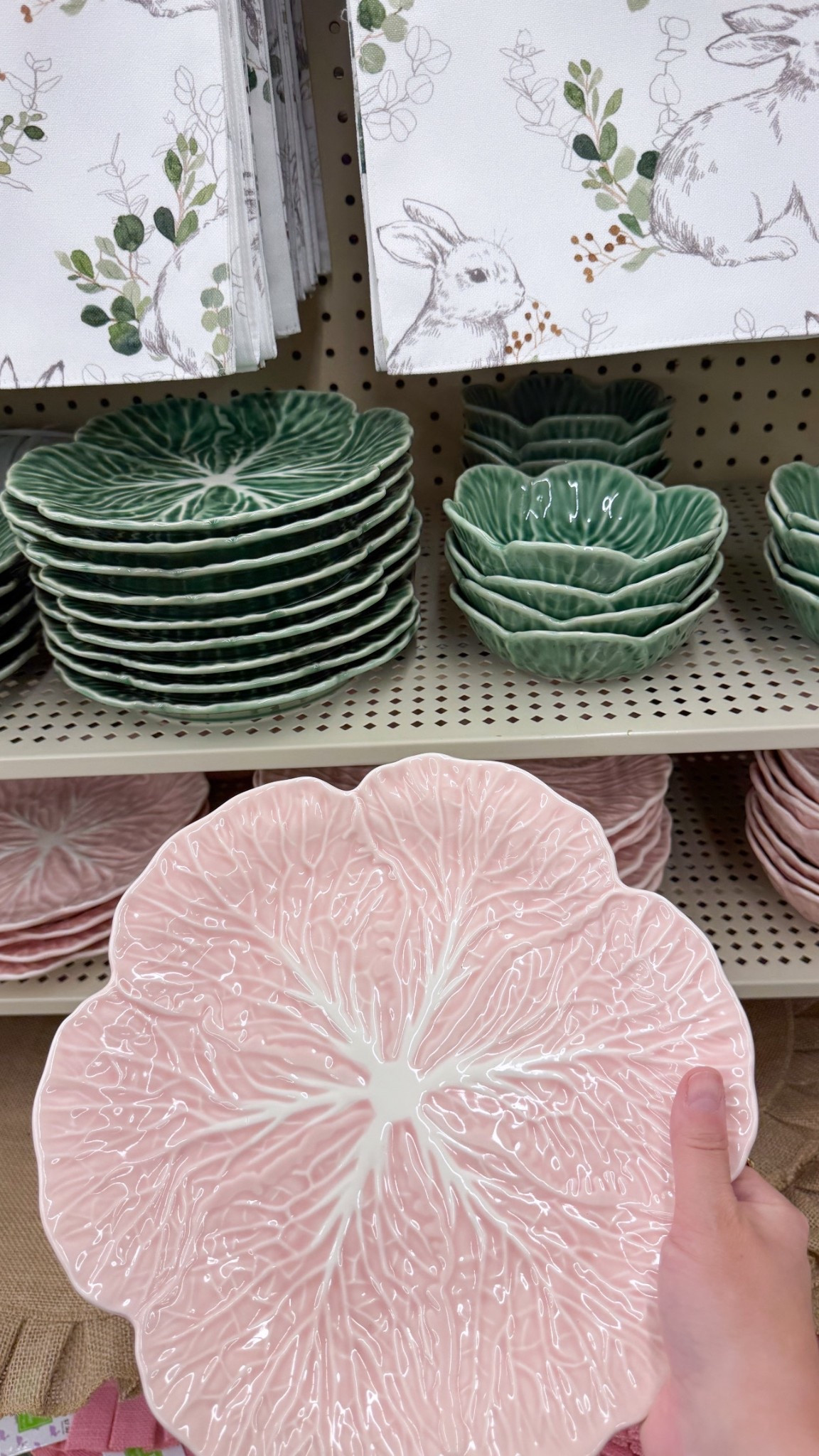 Spring Cabbageware at Hobby Lobby. Linked a ton of similar ones perfect for a Valentines tablescape. Or you can shop in store.

#LTKfoodie #LTKHome #LTKValentine