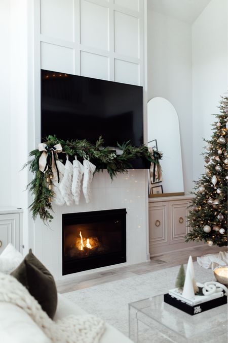 The living room is perfect for the holiday season! 

Holiday, seasonal, home decor, living room, stockings, garland, Christmas home decor, winter decor

#LTKSeasonal #LTKhome #LTKHoliday