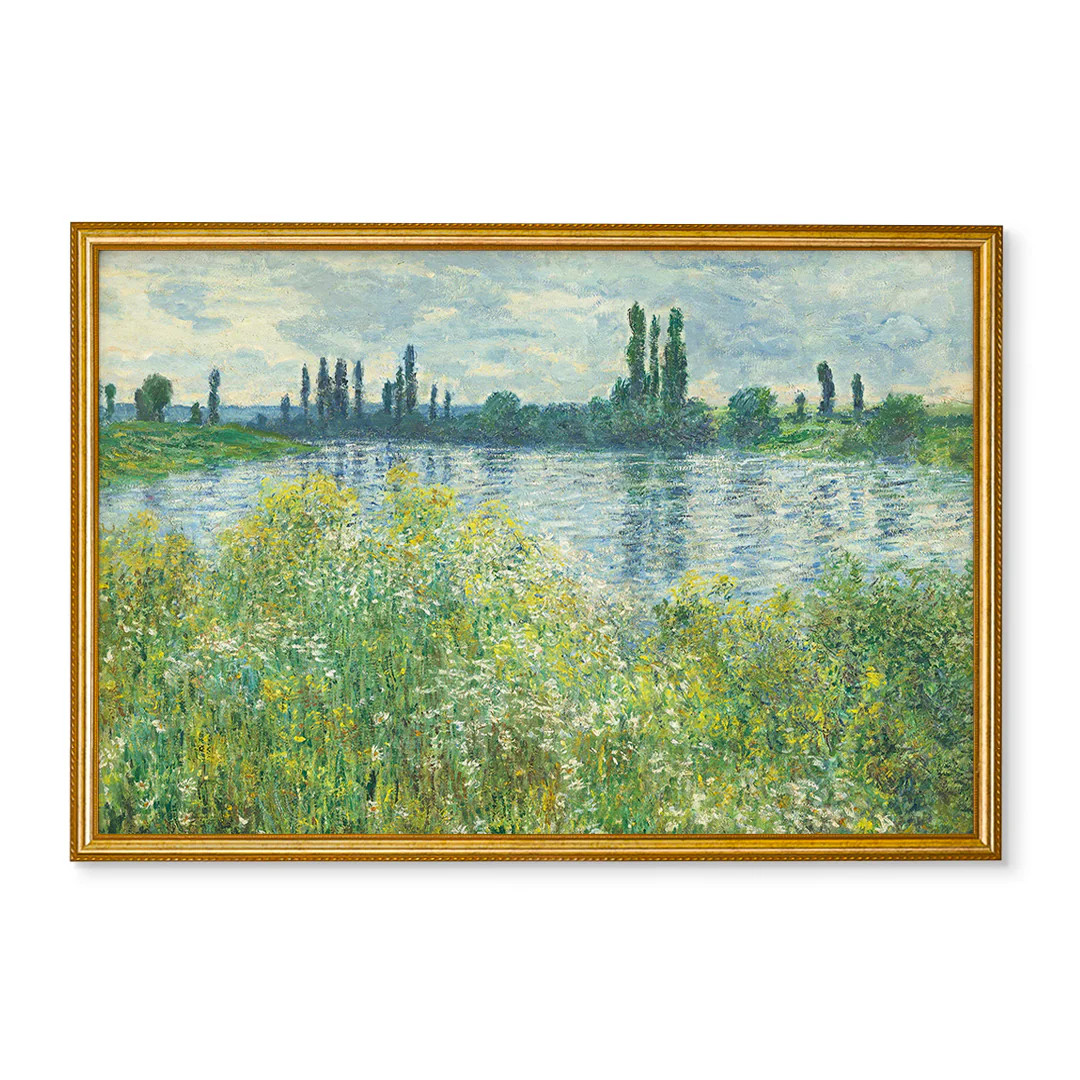 Water by the Meadow Art Print | Monet Painting | Urban Garden Prints