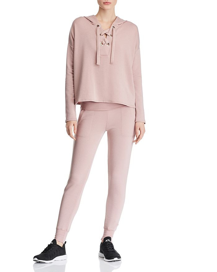 Beyond Yoga Lace-Up Sweatshirt & Fleece Sweatpants | Bloomingdale's (US)