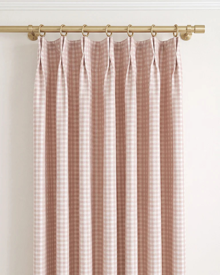 Scottish Custom Gingham Curtains | THREE GIRLS | Three Girls Curtains