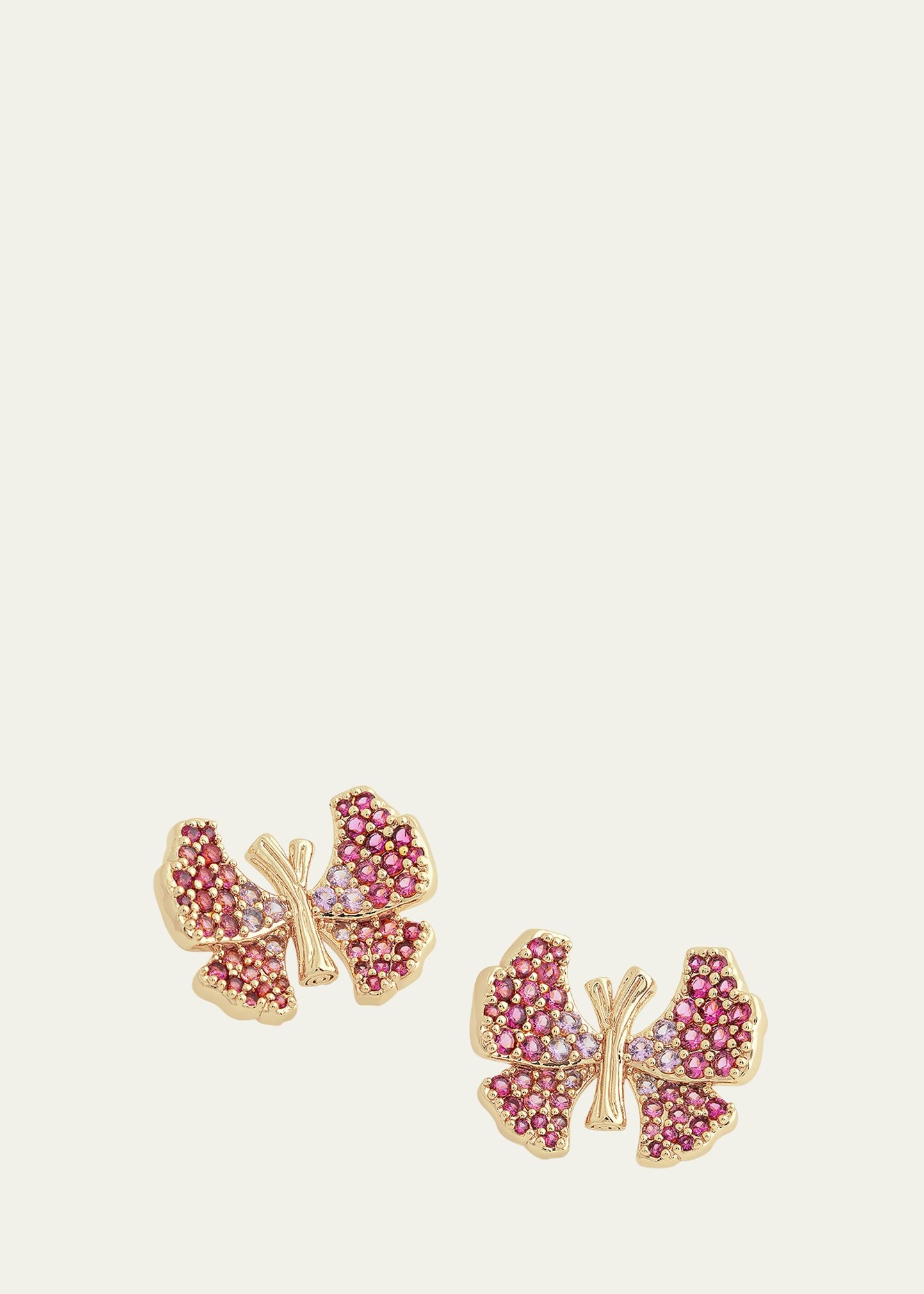 Anabel Aram Jewelry Cubic Zirconia Butterfly Stud Earrings | Bergdorf Goodman