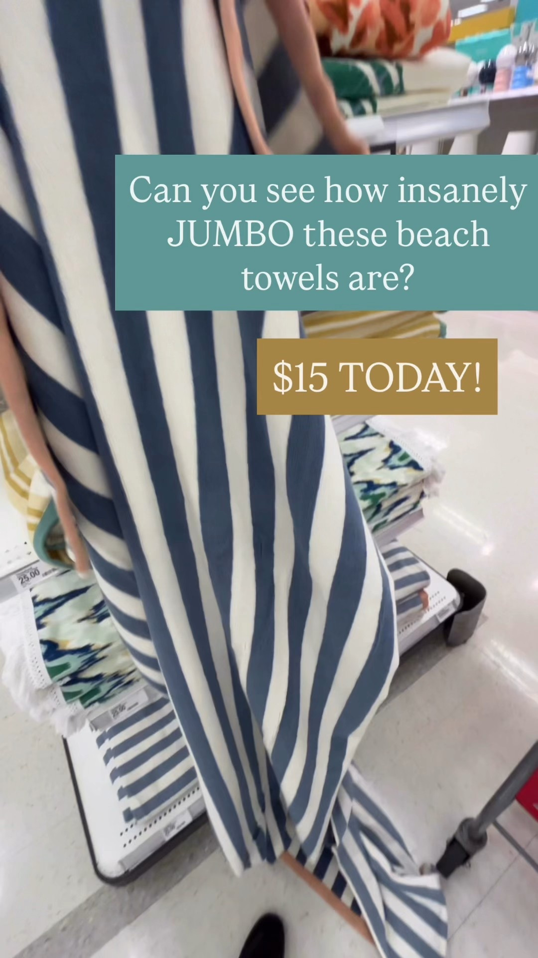 $15 beach towels today - they’re HUGE! 

#LTKSwim #LTKSaleAlert #LTKSeasonal