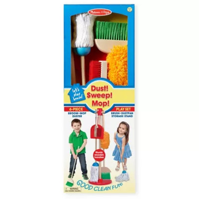 Melissa & Doug® 6-Piece Let's Play House™ Dust Sweep Mop | Bed Bath & Beyond