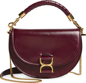 Marcie Chain Shiny Leather Top Handle Bag | Nordstrom