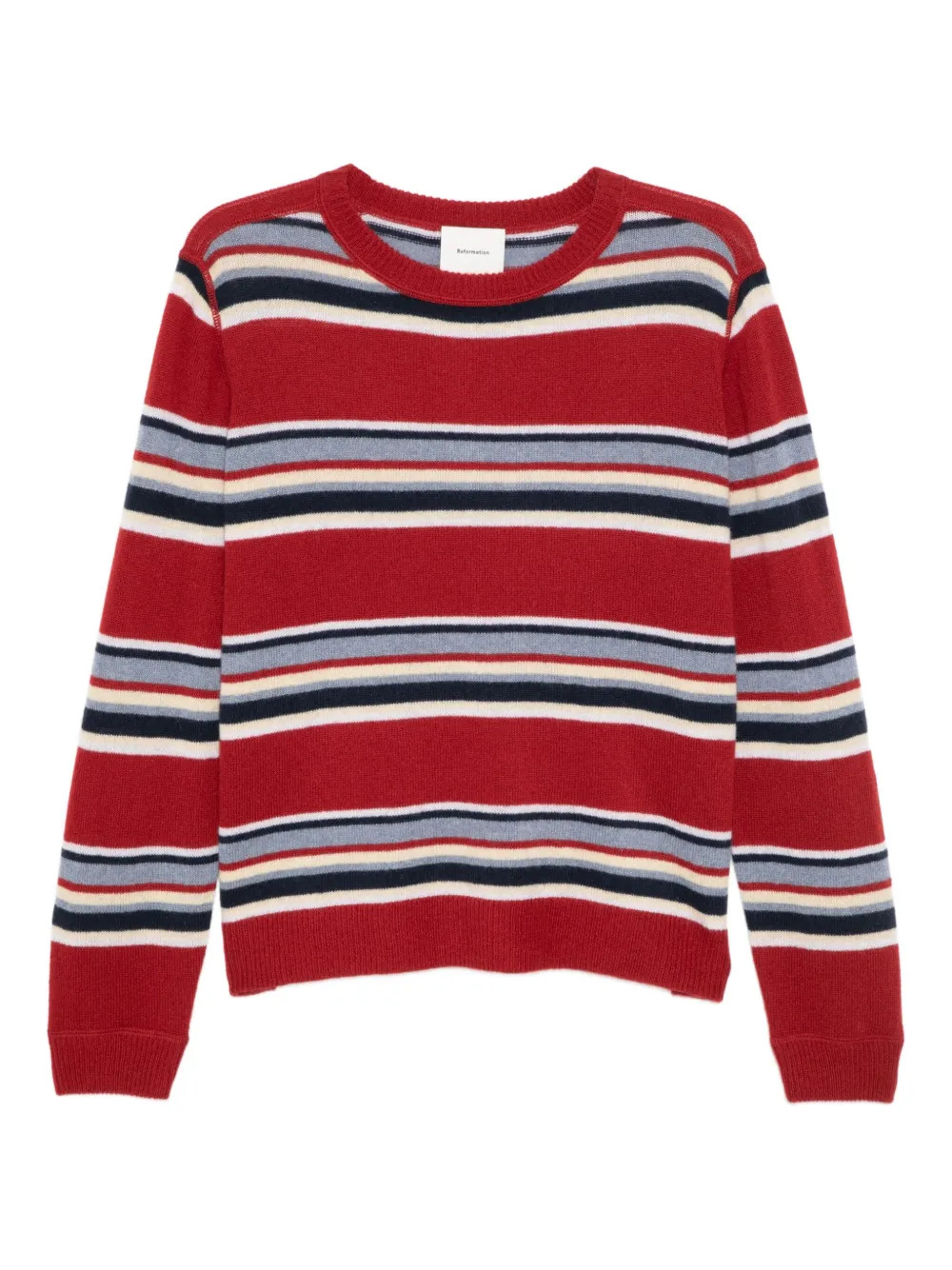 Reformation Cashmere Boyfriend Jumper | Multicolour | FARFETCH | Farfetch Global