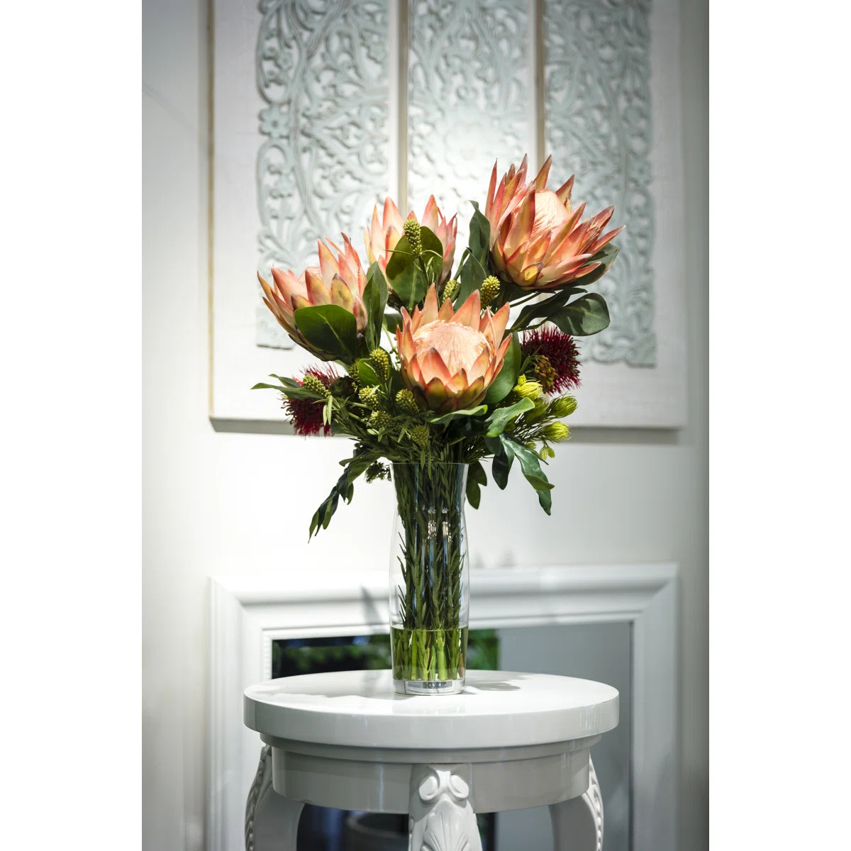 Fabric Mixed Assortment Arrangement in Vase | Wayfair North America