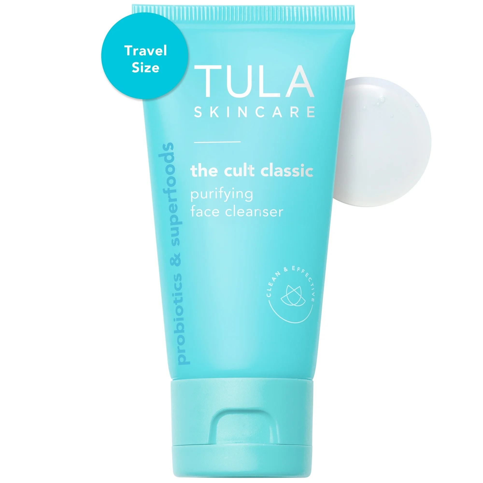 TULA Skin Care The Cult Classic Purifying Face Cleanser, Travel Size, 1.7 fl oz | Walmart (US)