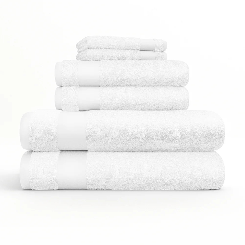 Ultra Soft 100% Cotton 6-Piece Bath Towel Set | Linens & Hutch | Linens and Hutch