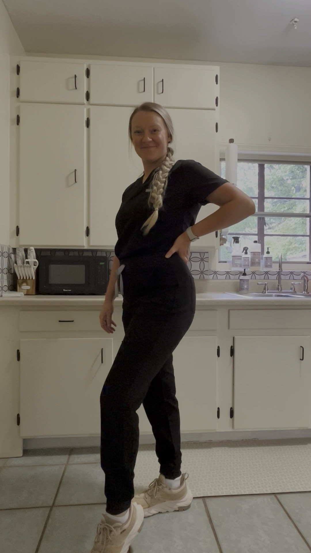 Favorite scrub and outfit as a Doctor of physical therapy! Wearing large top and large tall bottoms (sized up in both). Favorite waterproof shoes for the hospital (that are actually hiking shoes), wearing TTS women 10 (men 8.5). Favorite Amazon work bag! 

#LTKcurves #LTKunder50 #LTKworkwear
