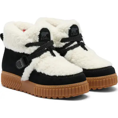 SOREL Ona Ave Alpine Snowcap Waterproof Boot in Black/natural at Nordstrom, Size 8.5 | Nordstrom