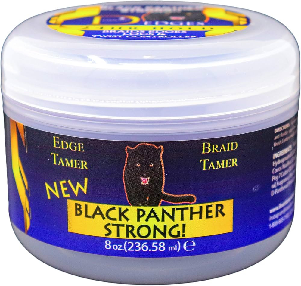DIAMOND EDGES BLACK PANTHER STRONG - Edge Control & Styling Gel, 24 Hour Hold w/No Flakes, Ideal ... | Amazon (US)