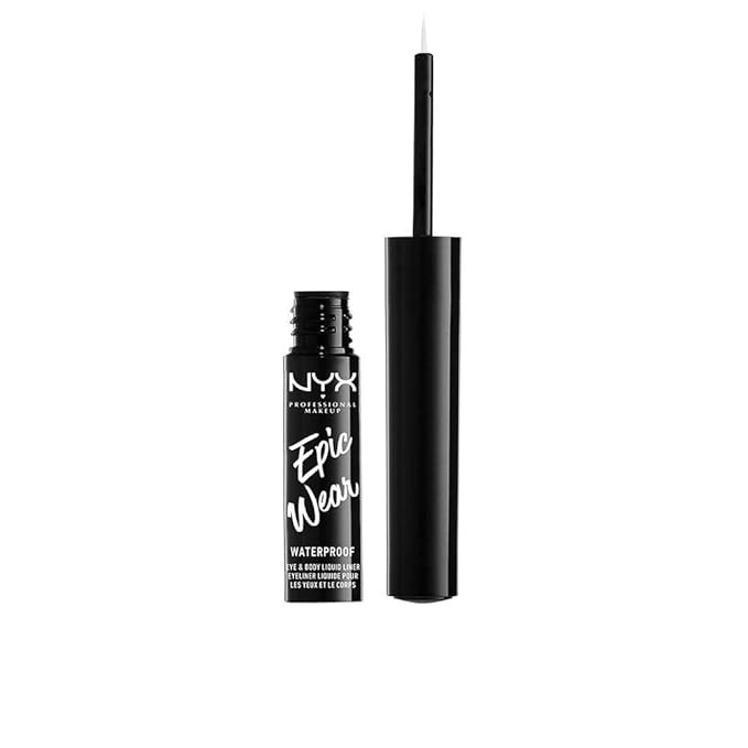 NYX PROFESSIONAL MAKEUP Epic Wear Liquid Liner, Long-Lasting Waterproof Eyeliner - White | Amazon (US)