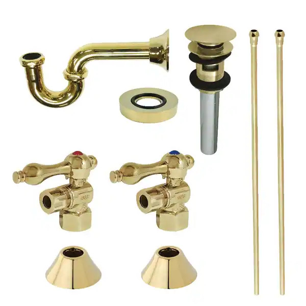 Kingston Brass Trimscape Plumbing Sink Trim Kit with P-Trap and Overflow Drain - Bed Bath & Beyon... | Bed Bath & Beyond
