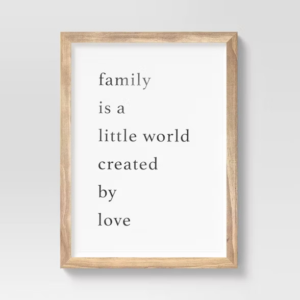 16" x 20" Family Framed Wall Art - Threshold™ | Target