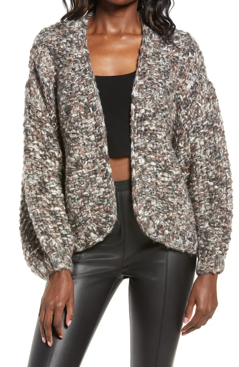 Marled Crop Open Front Cardigan | Nordstrom | Nordstrom