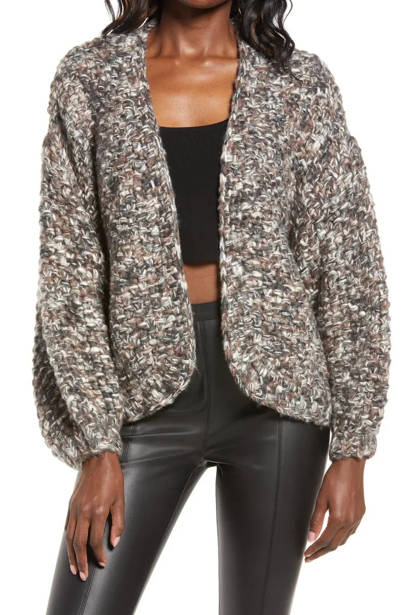 Marled Crop Open Front Cardigan | Nordstrom