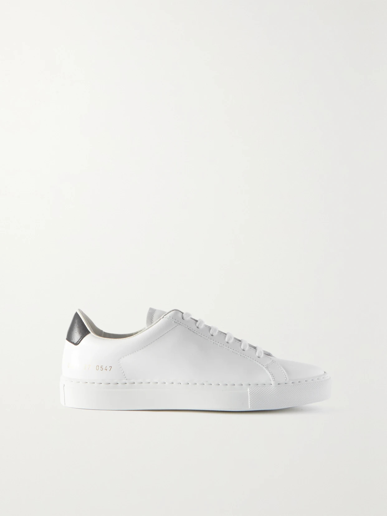 Common Projects - Retro Low Leather Sneakers - White - IT40 | NET-A-PORTER APAC