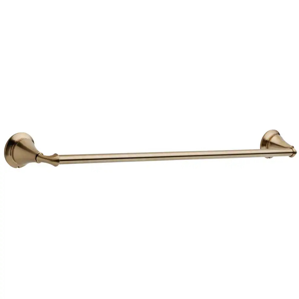 Delta Linden 24-in Champagne Bronze Wall mount Single Towel Bar | 79424-CZ | Lowe's
