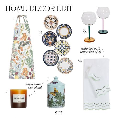 Shopbop Home Decor Edit 

[spring home decor, grandmillenial home decor, traditional home decor, amber carafe, SIDIA candle, scallop bath towel set, Fornasetti Farfalle e Balaustra Candle, Sophie Lou Jacobsen Bilboquet Wine Set, La Double J Floral Apron, La Double J Dessert Plate Set of 6, floral plate set, dessert plate set] 



#LTKhome #LTKSeasonal