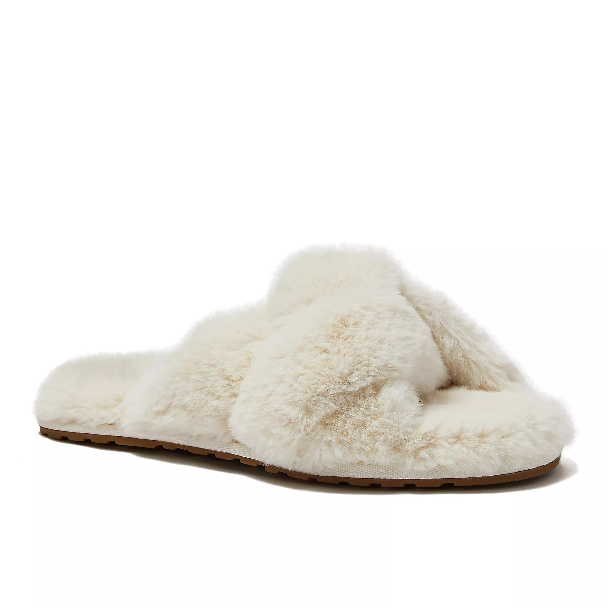 Women's Fluffy Slide House Slippers | Lands' End (US)