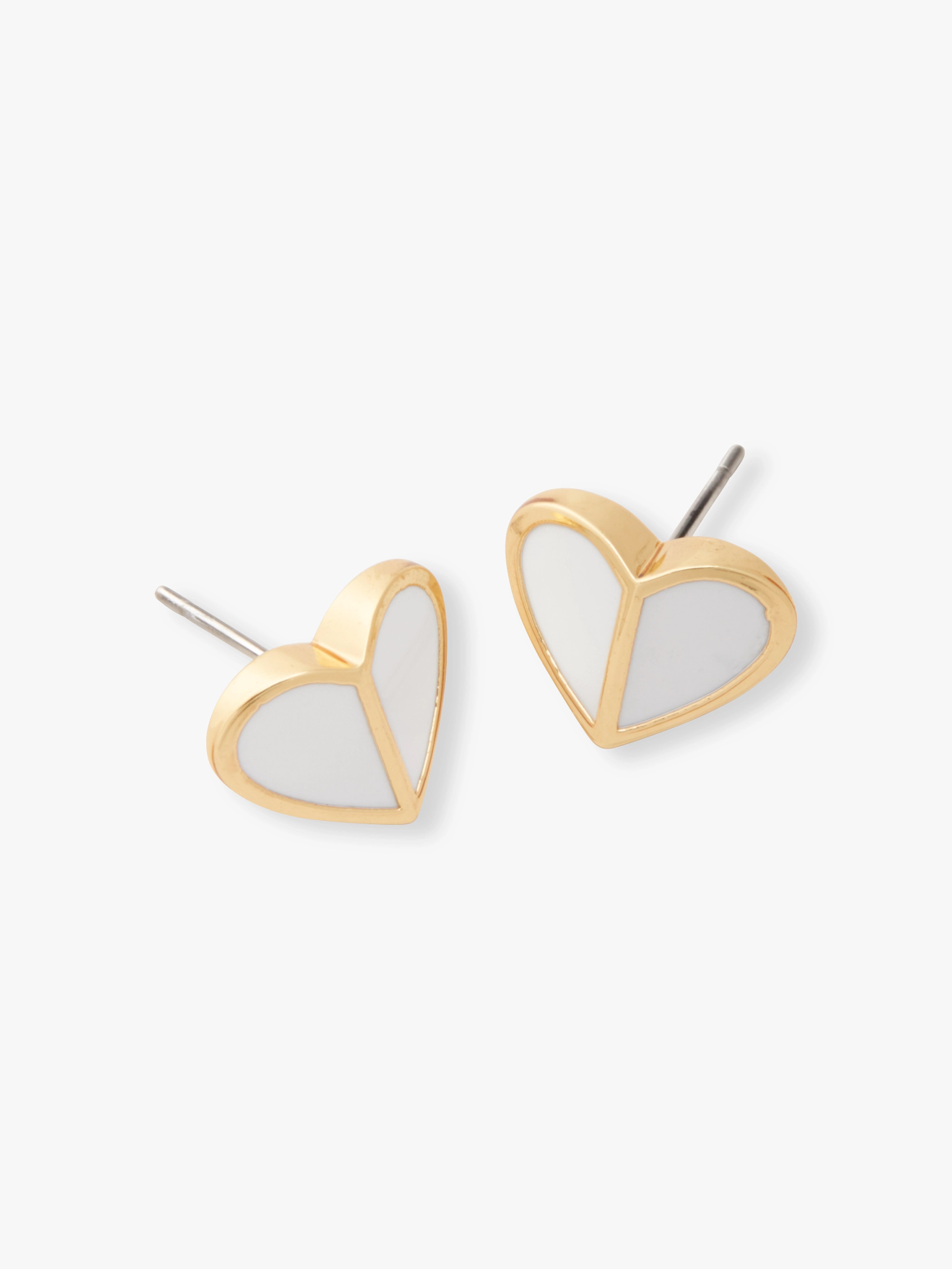 Heritage Spade Small Heart Studs | Kate Spade (US)