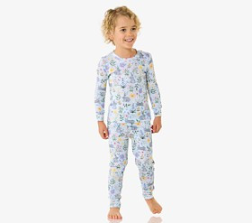 Rifle Paper Co. Bunny Floral Organic Cotton Tight Fit Pajama | Pottery Barn Kids