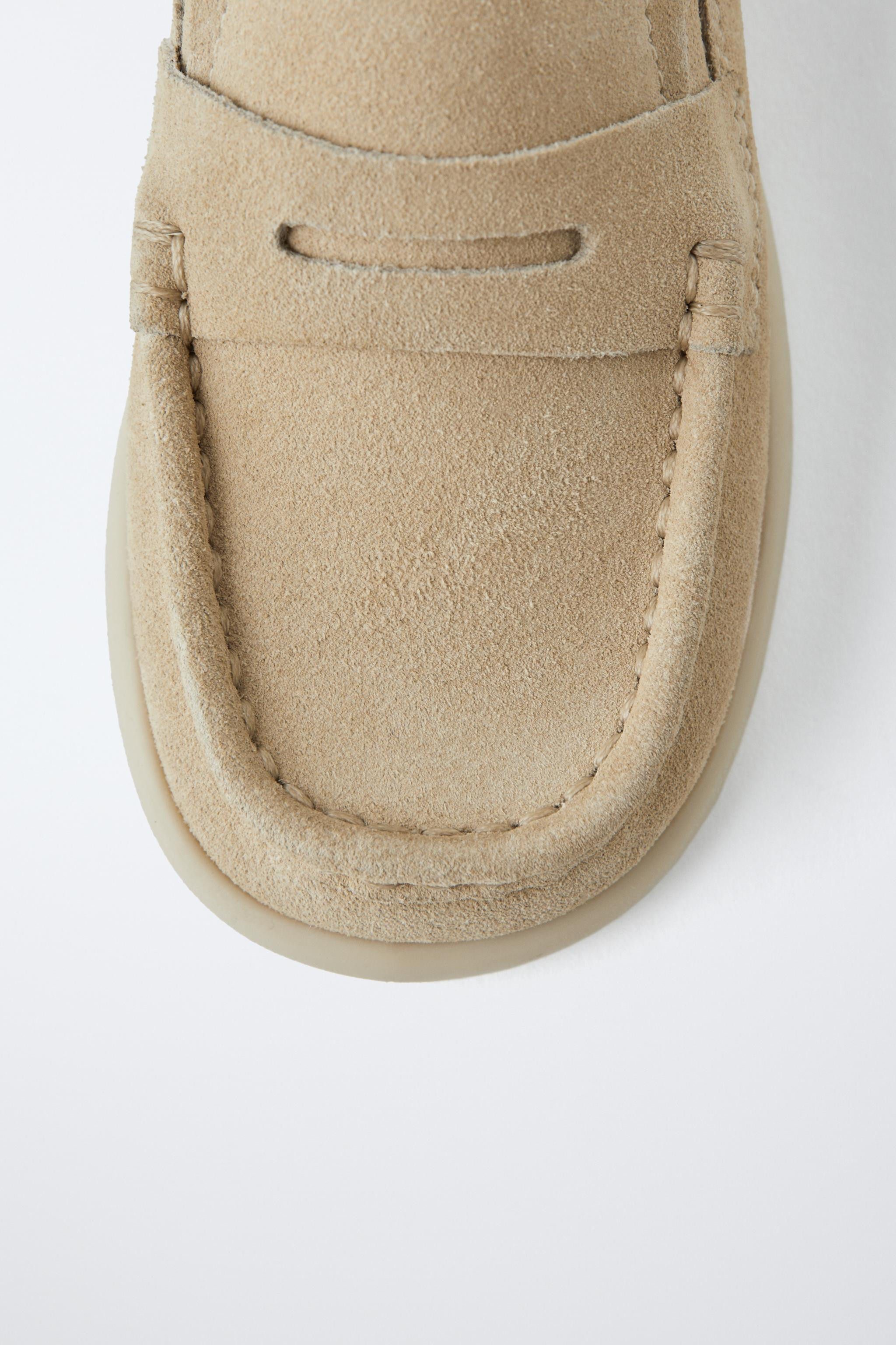 LEATHER PENNY LOAFERS | Zara US