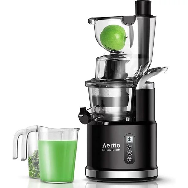 Juicer Machines, Aeitto® Slow Masticating Juicer Pro, Wide-mouthed 3.2-in Chute Cold Press Juice... | Walmart (US)