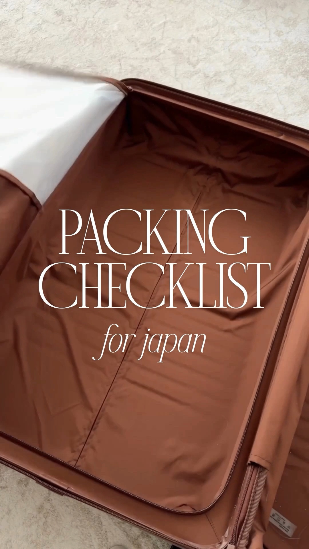 Packing checklist for Japan 🙌🏼 #stylinbyaylin #aylin #whattopack #japan 

#LTKTravel #LTKgrwm #LTKSeasonal