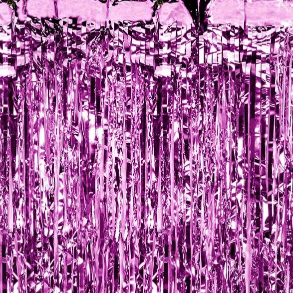Purple Fringe Curtain Backdrop | Ellie and Piper