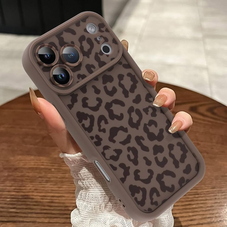Compatible with iPhone 17 Pro Case, Cheetah Print Shockproof Soft TPU Protective Cover for Women ... | Amazon (US)