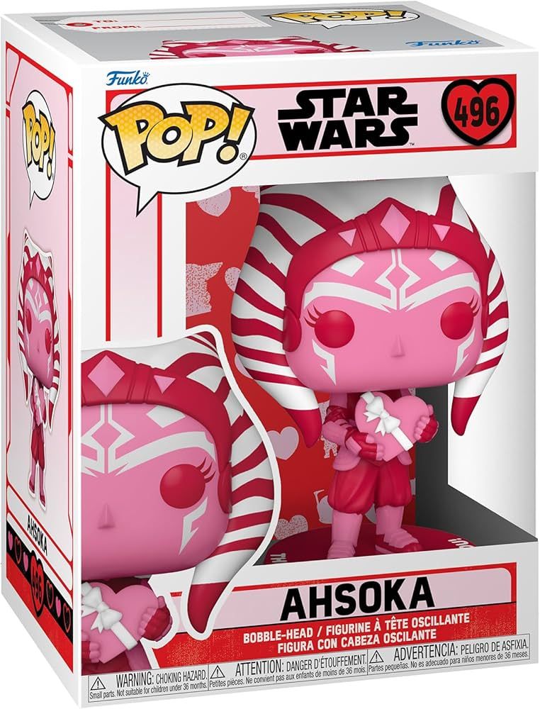 Funko Pop! Star Wars: Valentines - Ahsoka | Amazon (US)