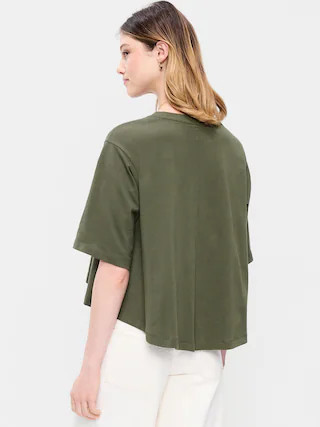 Short-Sleeve Trapeze T-Shirt | Old Navy (CA)