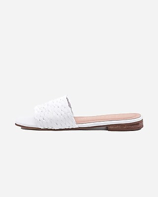 Jessie James Decker x  KAANAS Braided Raffia Slip-on Sandal | Express
