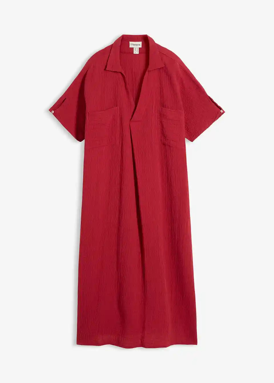 Kaftan-Kleid aus weichem Musselin | Bonprix DE