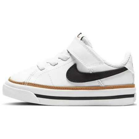 Nike Court Legacy Boys Casual Classic Shoe DA5382-102 (White/Black-Desert Ochre-Gum L) Size 5 | Walmart (US)