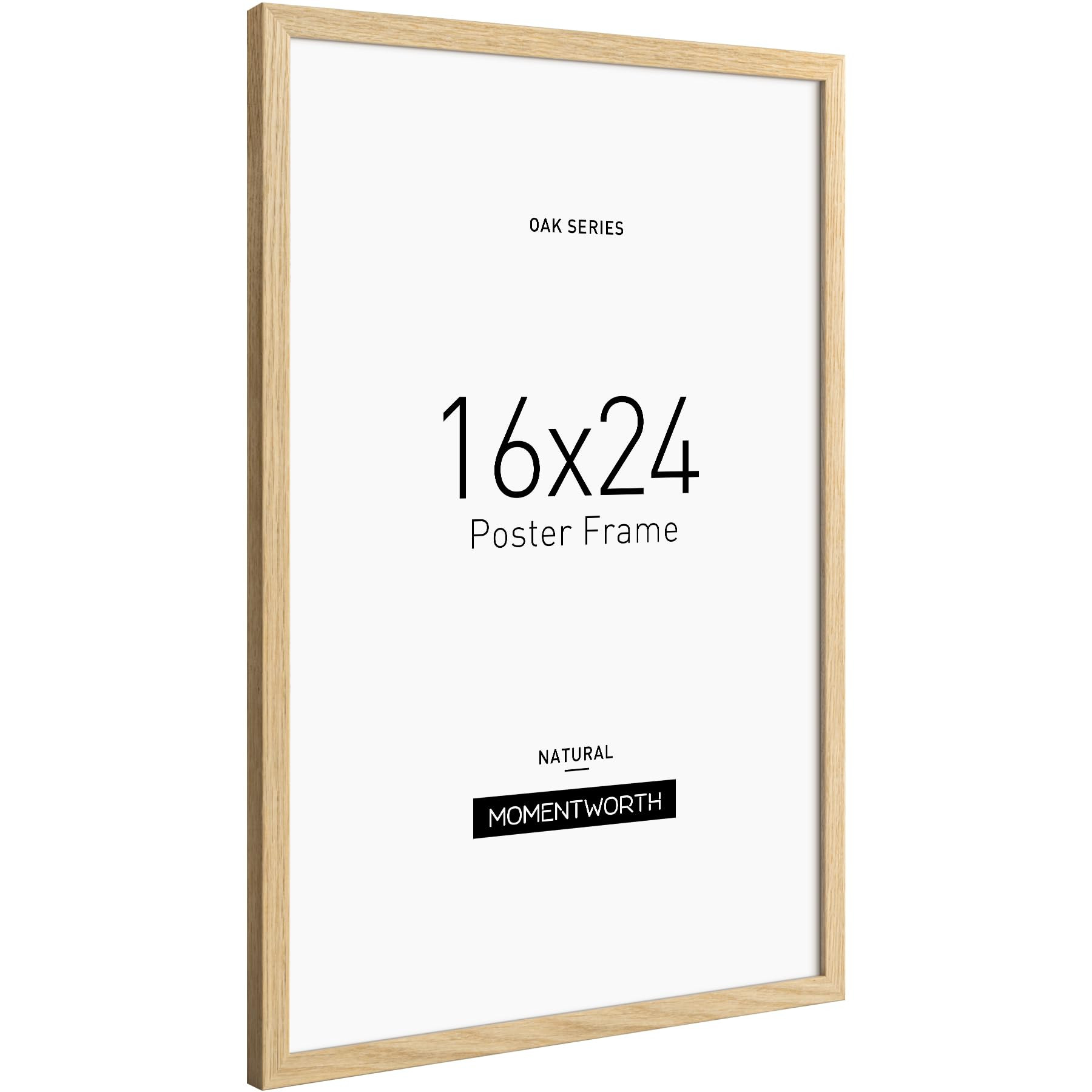 Minimalist 16x24 Frame Set of 3, Solid Oak Wood 16x24 Picture Frame for Wall Mount - Wall Decor f... | Amazon (US)