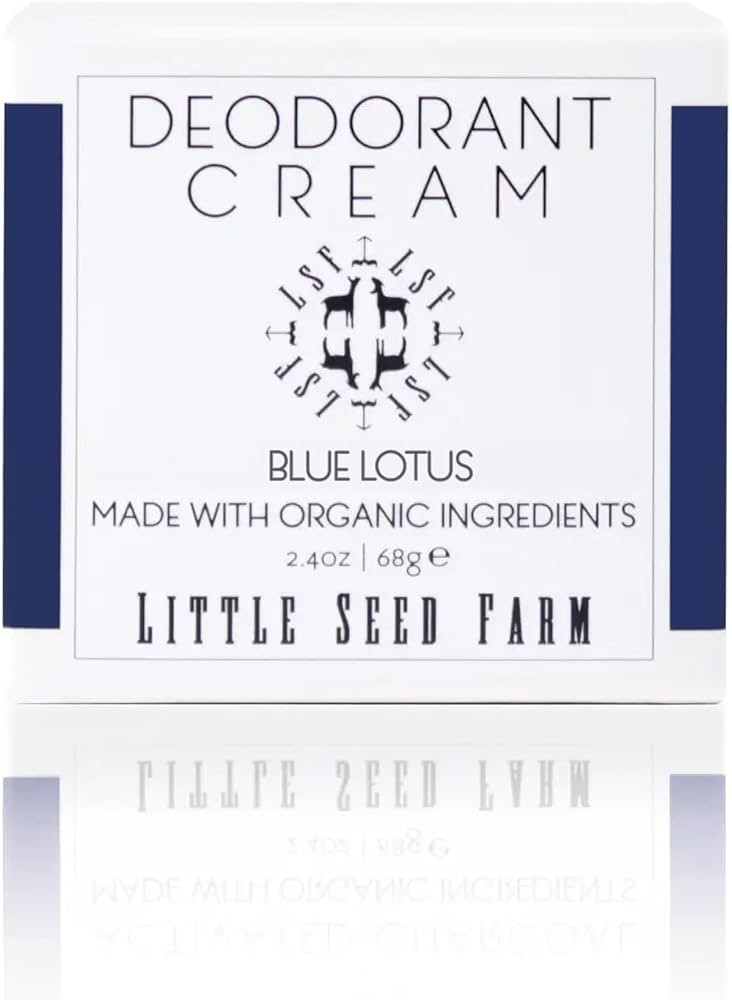 Little Seed Farm All Natural Deodorant Cream, Aluminum Free Deodorant for Women or Men - Blue Lot... | Amazon (US)