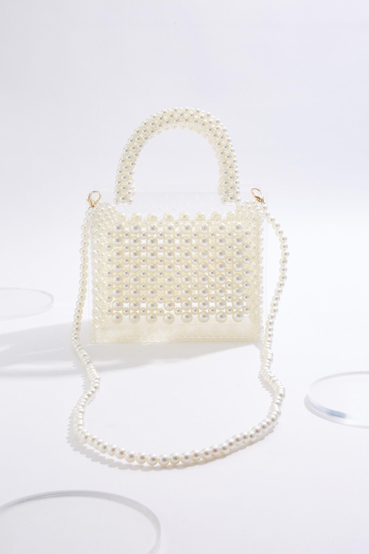 Acrylic Pearl Crossbody | Cato Fashions