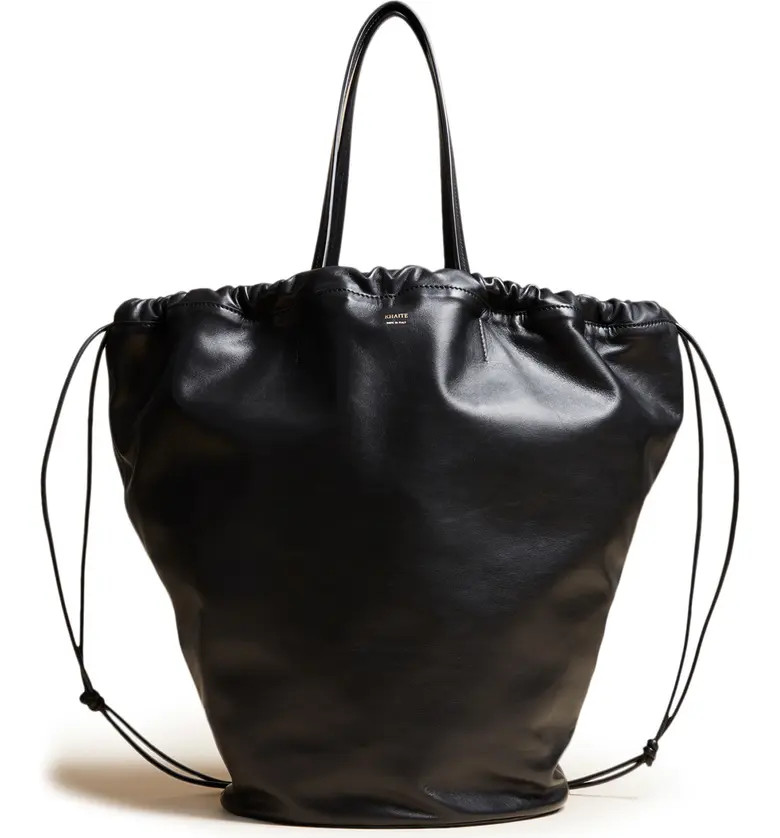 Medium Osa Drawstring Leather Tote | Nordstrom