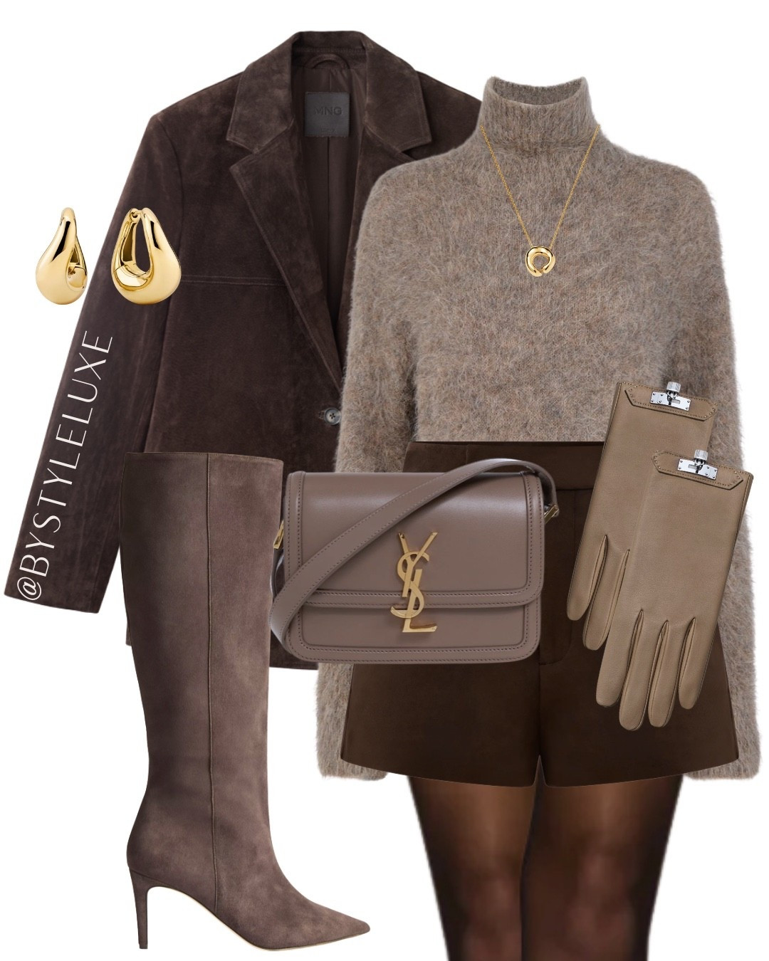 Obsessed with this Mango suede blazer, so chic with a cosy knit and suede shorts 

#boots #autumnoutfit #suede 

#LTKdatenight #LTKautumn #LTKshoes