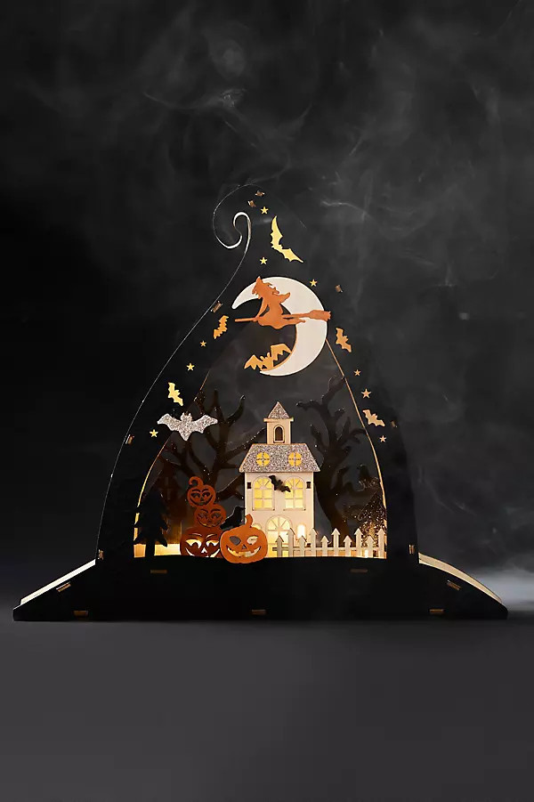 Ghostly Light-Up Mantle Decor | Anthropologie (US)