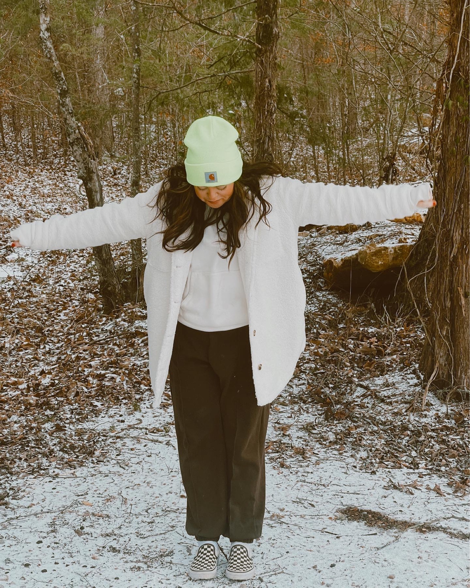 snow day fit check! target, old navy, vans & a carhartt beanie! 

#LTKfit #LTKunder50 #LTKSeasonal