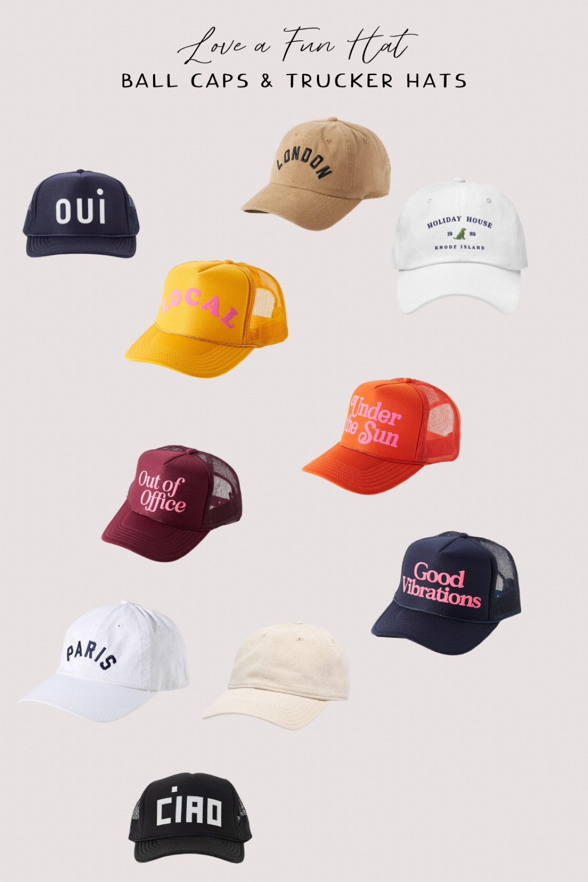 Ball caps & trucker hats ✨



#LTKStyleTip #LTKFindsUnder50 #LTKTravel