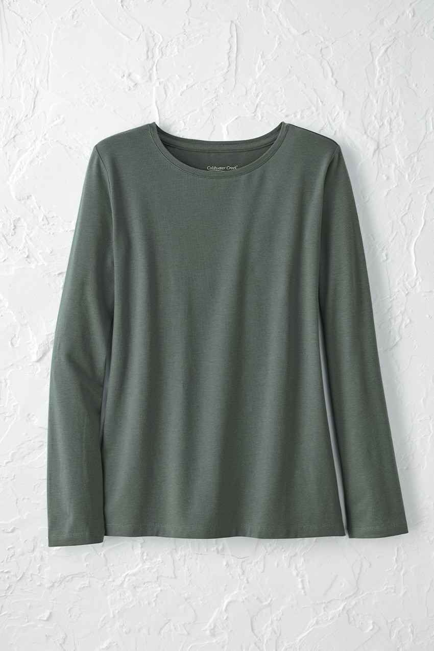 PrimaKnit® Crewneck Tee | Coldwater Creek