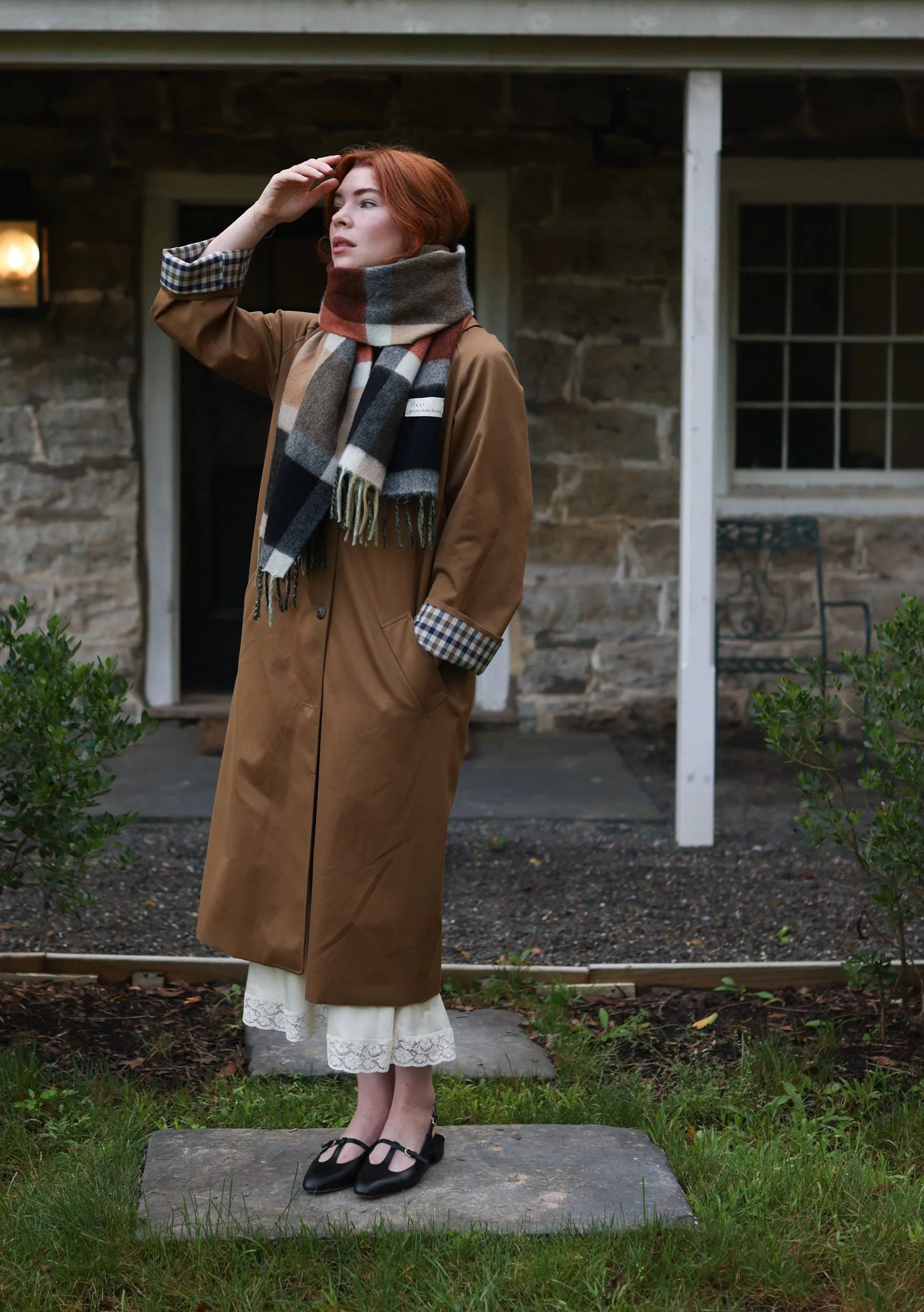 TBCo x Pretty Little Fawn Reversible Check Scarf | The Tartan Blanket Co.