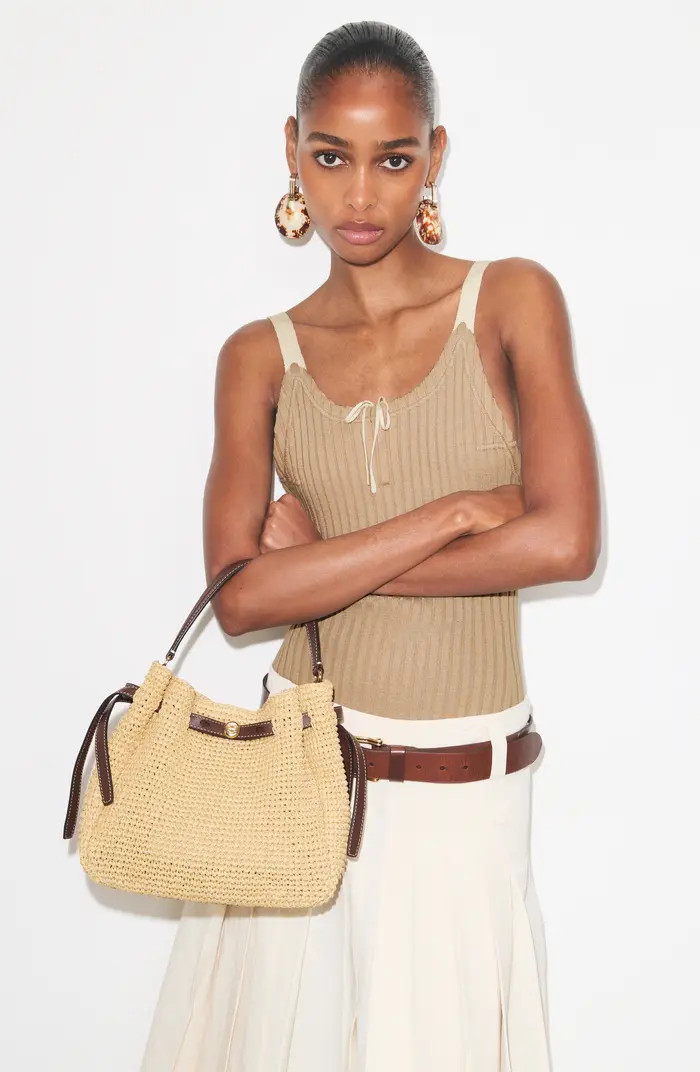 Romy Straw Bucket Bag | Nordstrom