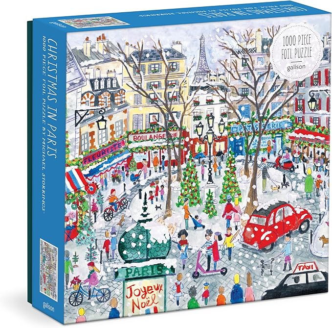 Galison Christmas in Paris – 1000 Piece Michael Storrings Jigsaw Puzzle Featuring Beautiful Art... | Amazon (US)