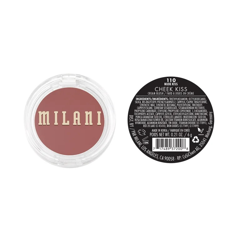 Milani Cheek Kiss Cream Blush, Nude Kiss | Walmart (US)